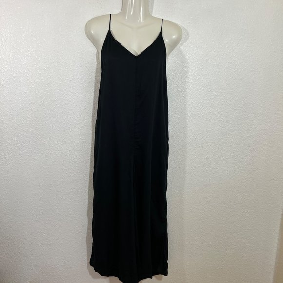 Volcom black strap Jumper wide‎ leg adjustable sleeveless  Size: XS - Picture 3 of 9